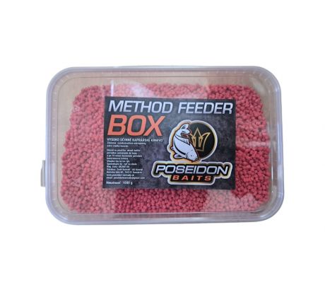 Method feeder box 1kg + booster - Jahoda